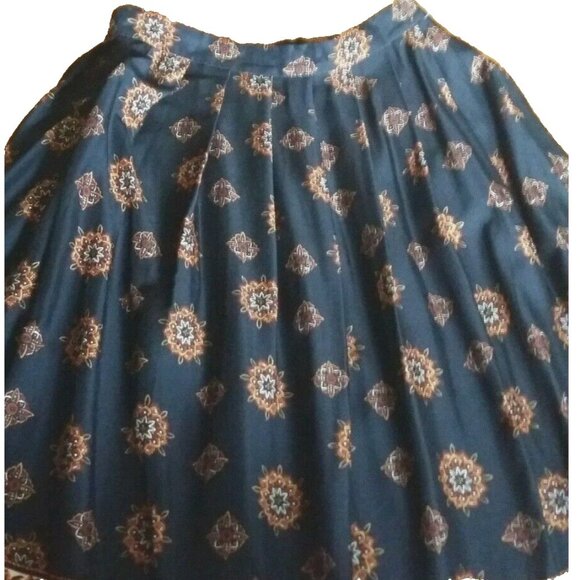Vintage 80s Koret  bold print midi skirt size 8 - Picture 5 of 6